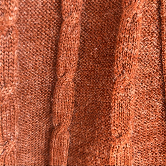 Women’s Vest 100% Wool Orange color Size Small - Picture 4 of 6